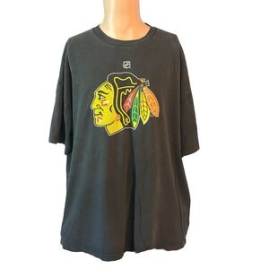 Chicago Blackhawks Black T-Shirt Jonathan Toews #19 Mens Size XL Extra Large NHL